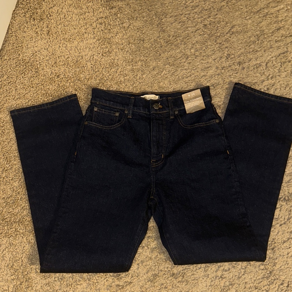 NWT Madewell 90’s Straight High Rise Jeans (26)
